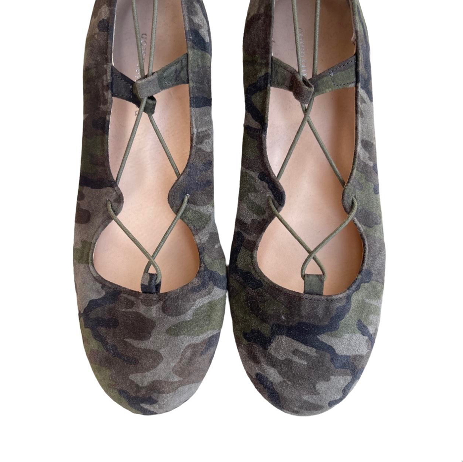 camo ballet flats