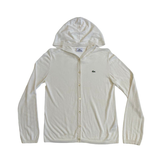 lacoste fine knit hoodie