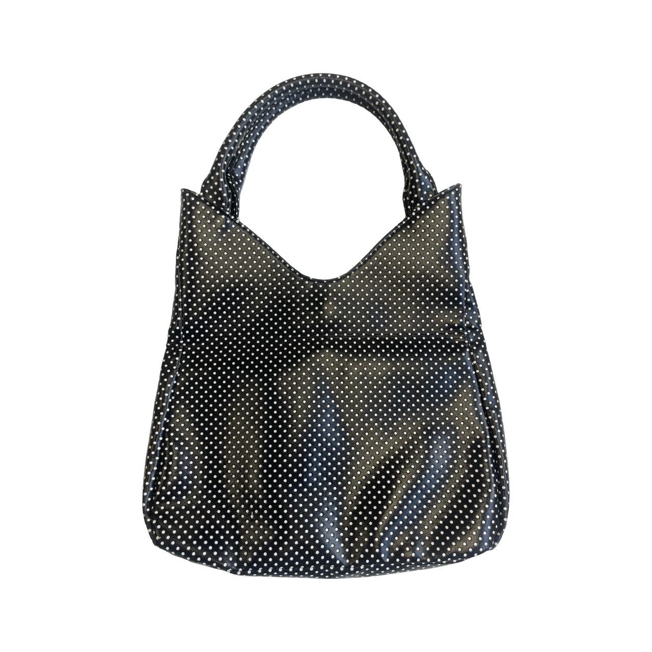 polka dot shoulder bag