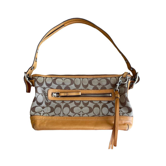 coach tassle shoulder bag