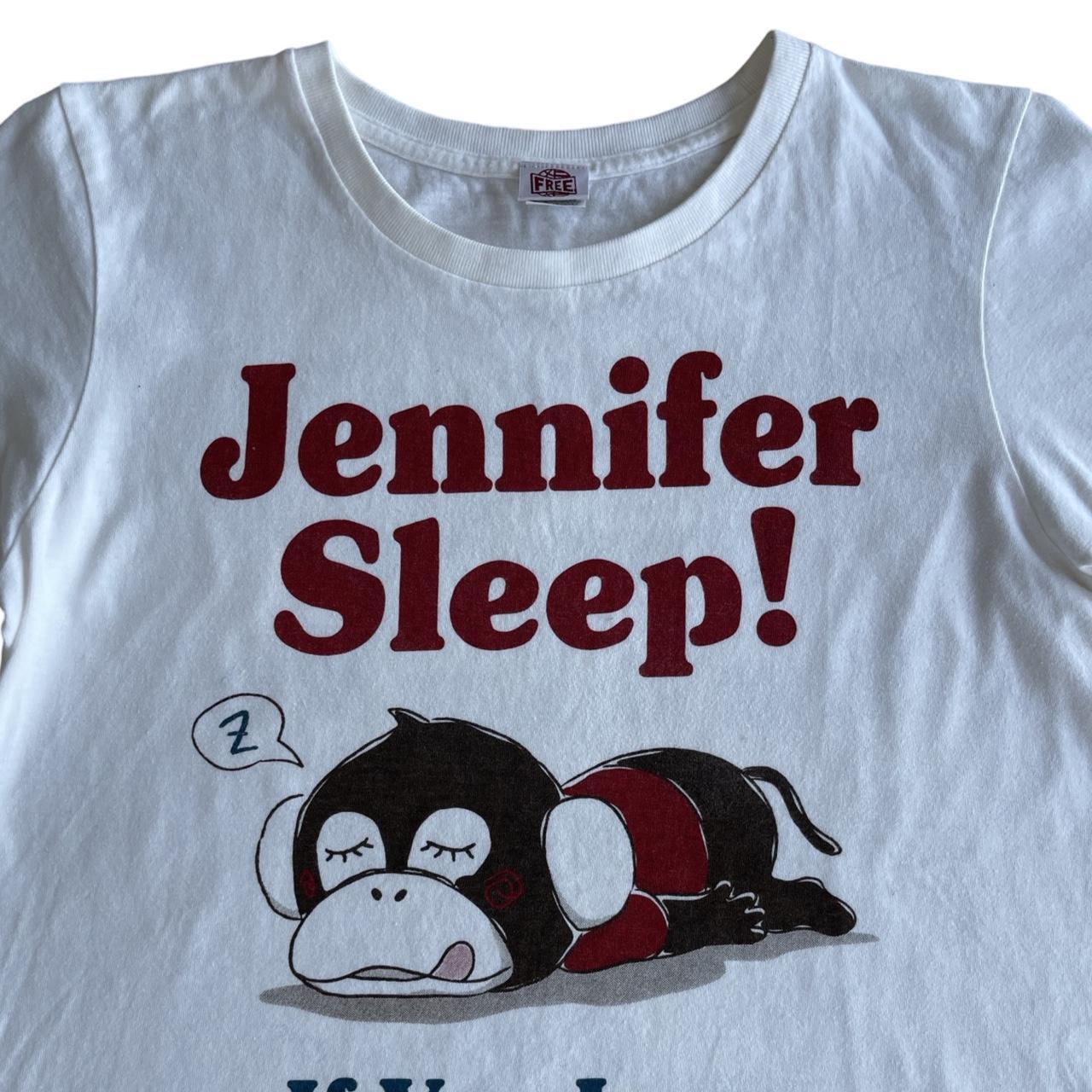 jennifer sleep graphic tshirt