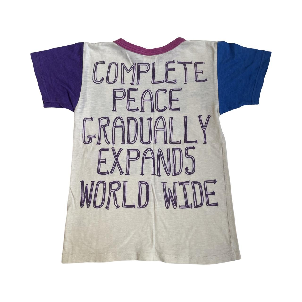 war to peace baby tee