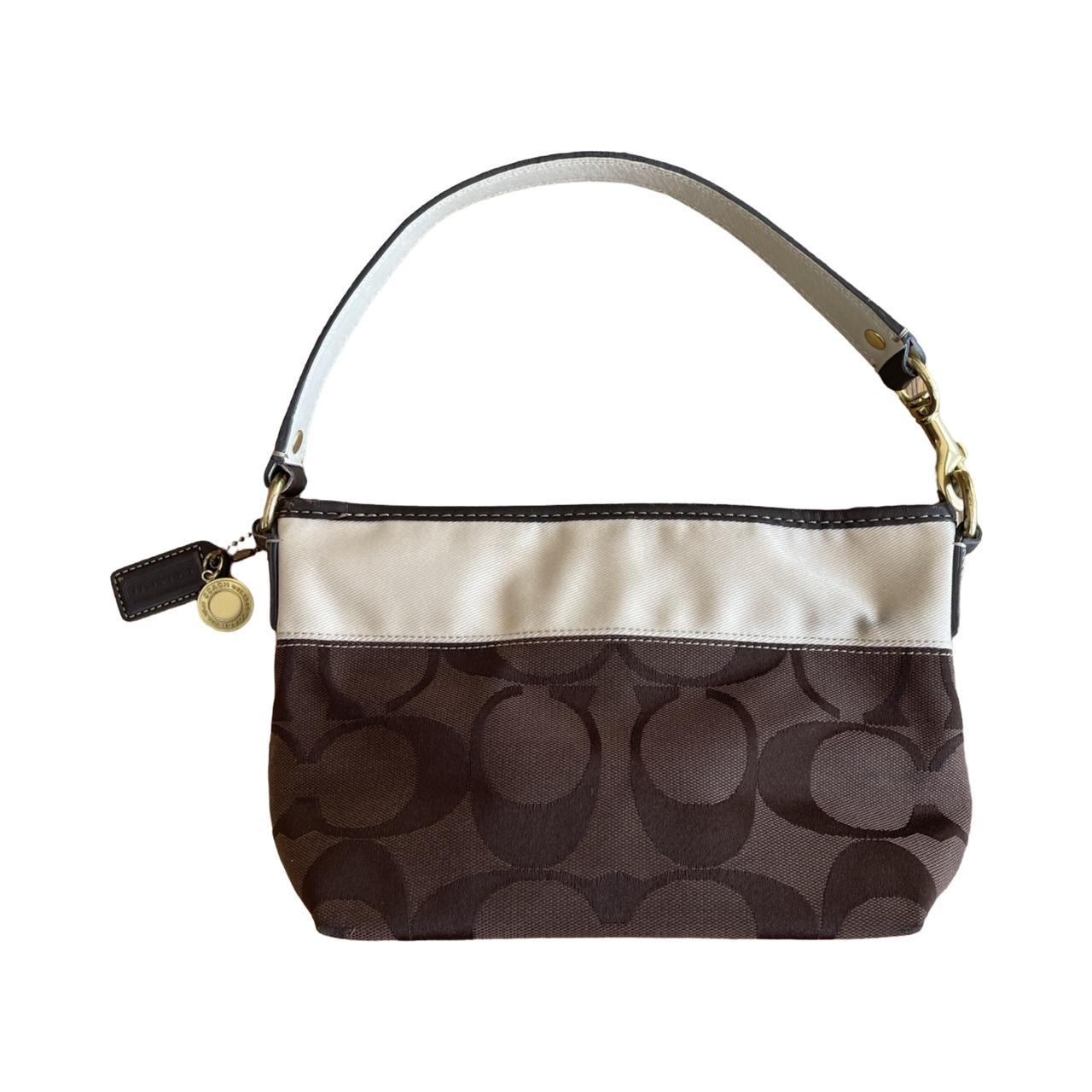 coach brown mini shoulder bag