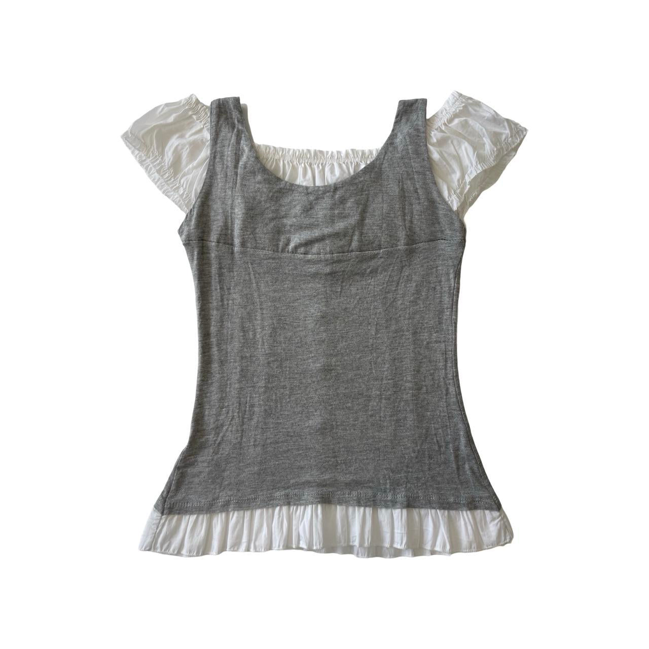 button tank milkmaid top