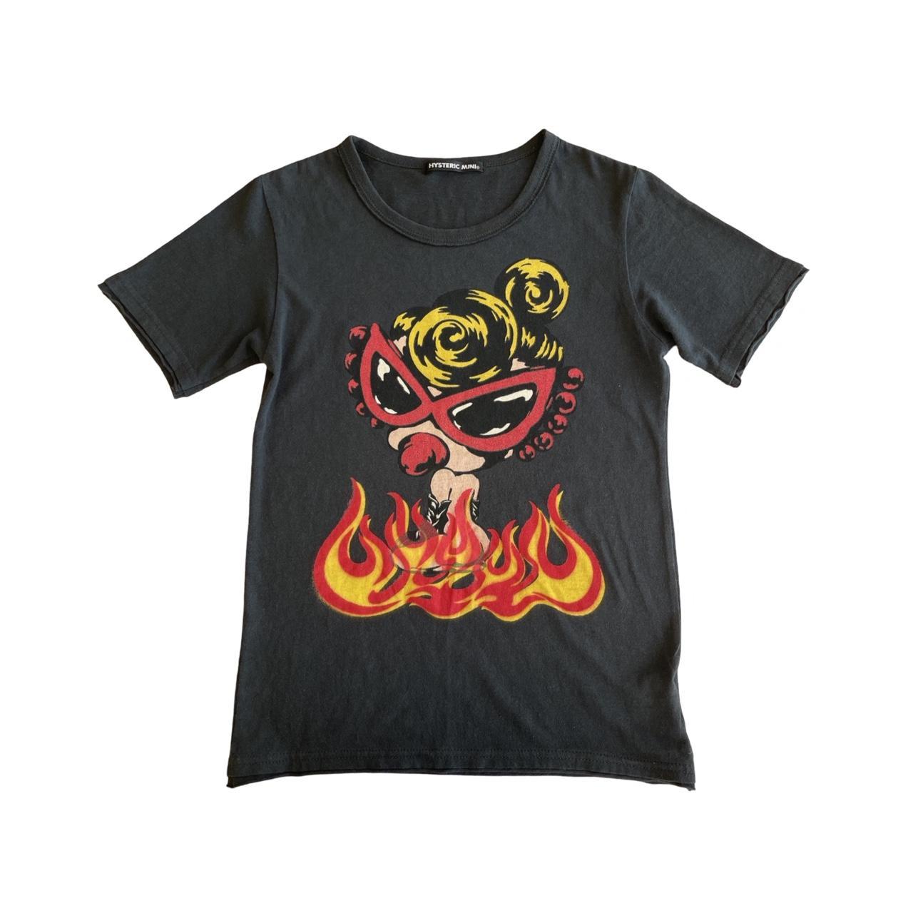 hysteric flames baby tee