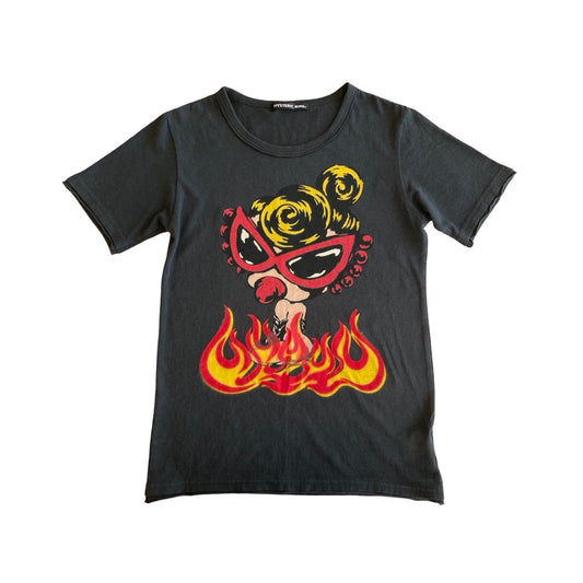 hysteric flames baby tee