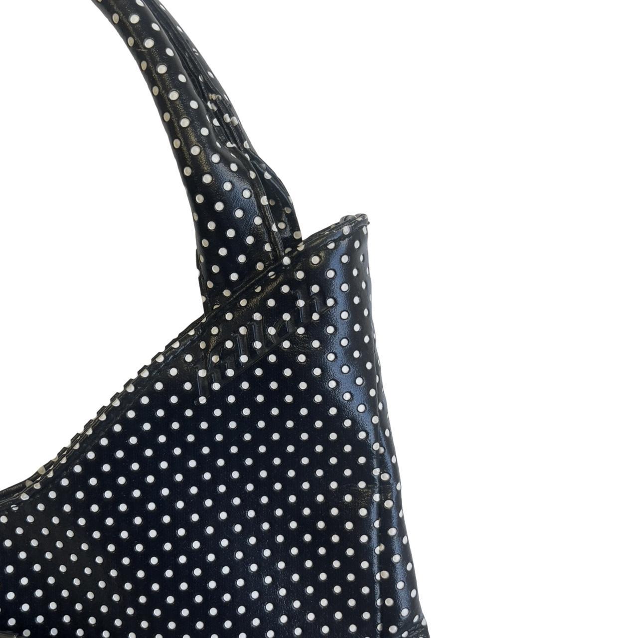 polka dot shoulder bag