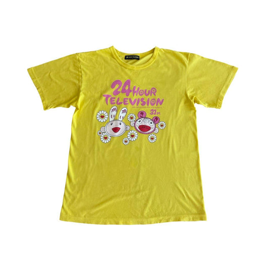 takashi murakami x 24 hr television tshirt