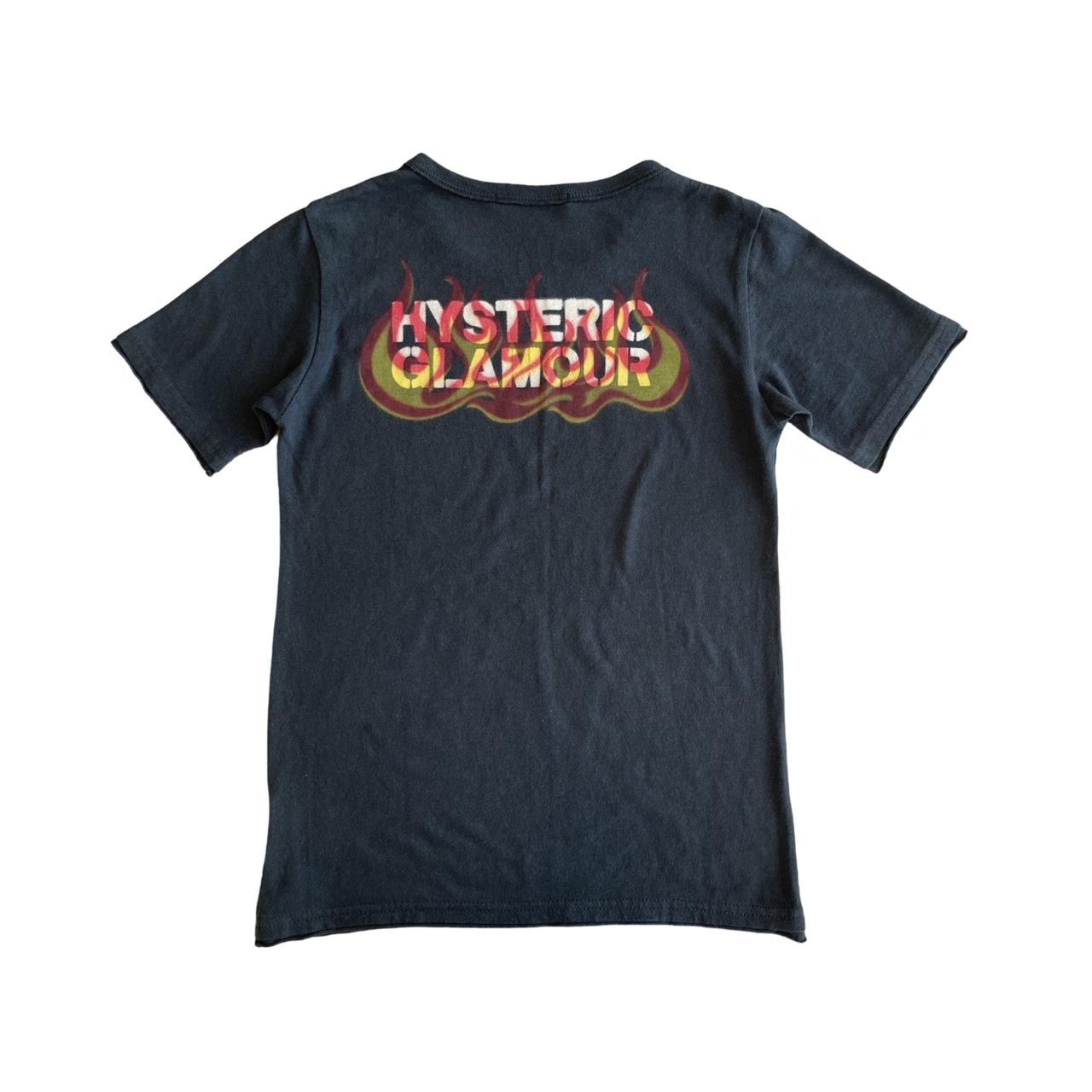 hysteric flames baby tee