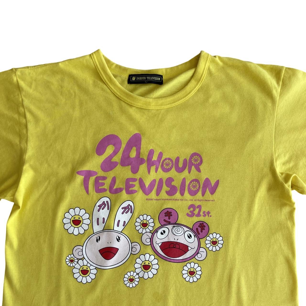 takashi murakami x 24 hr television tshirt