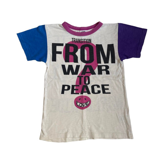 war to peace baby tee