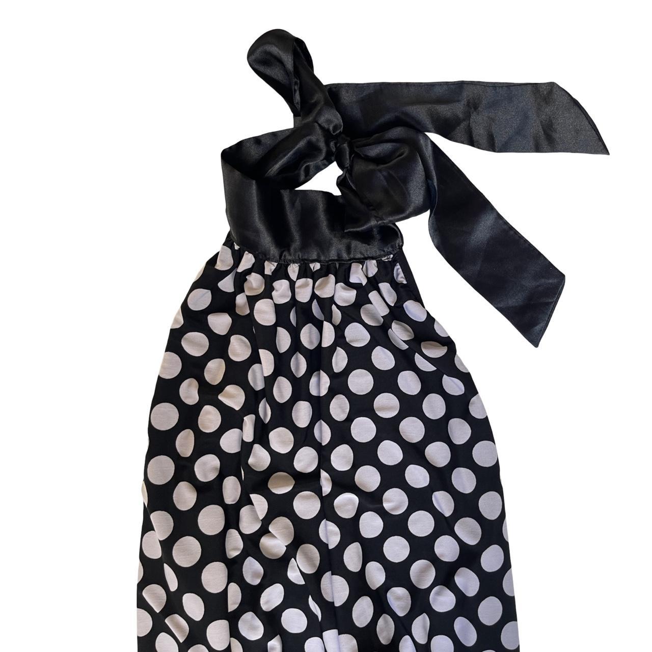 polka dot halter dress