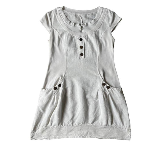 linen mini dress