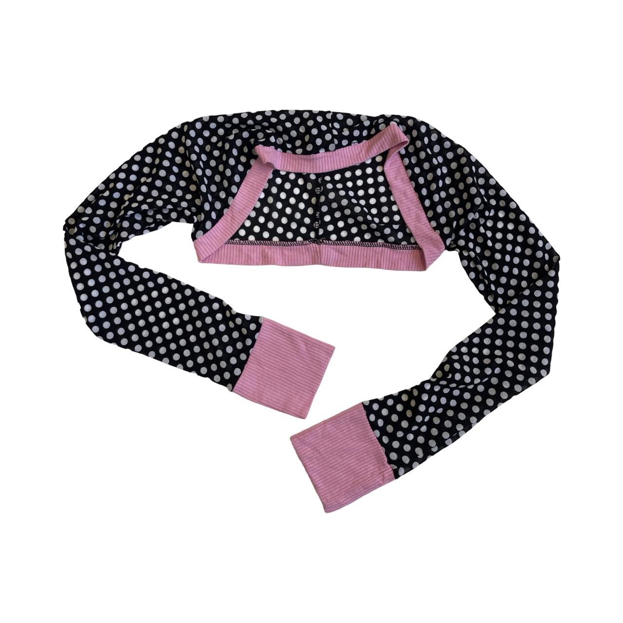 polka dot long sleeve bolero