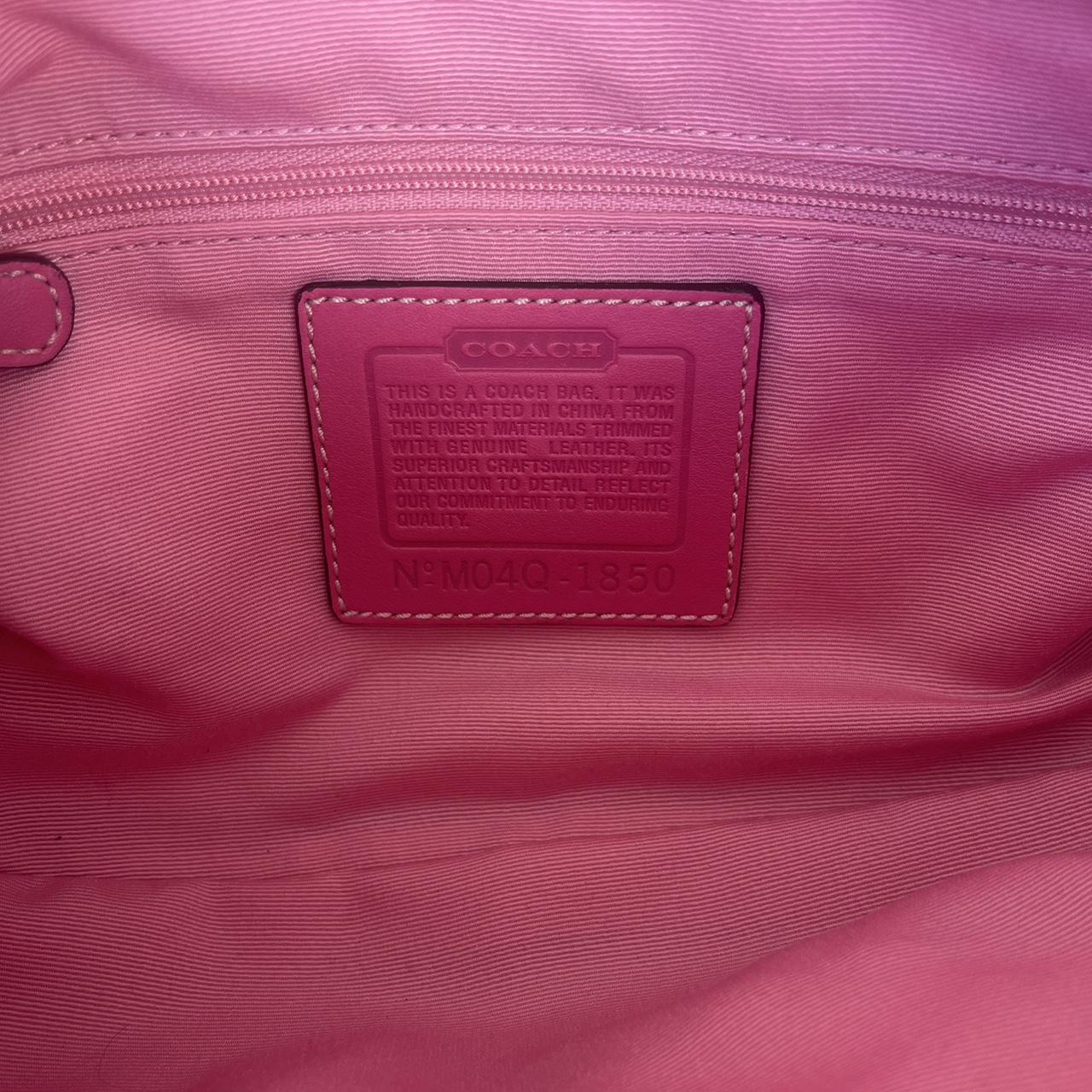 coach pink mini shoulder bag