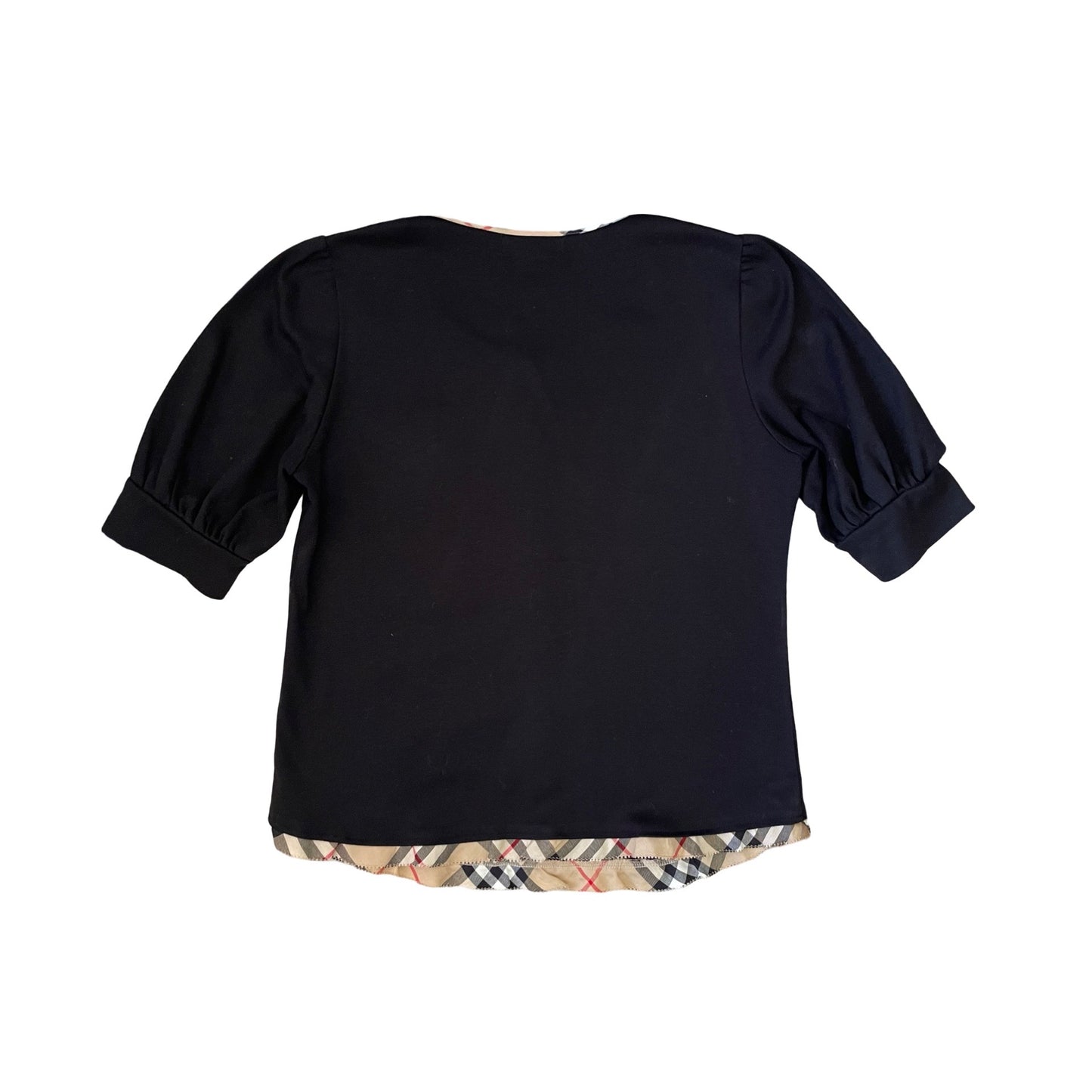 burberry blue label puff sleeve blouse