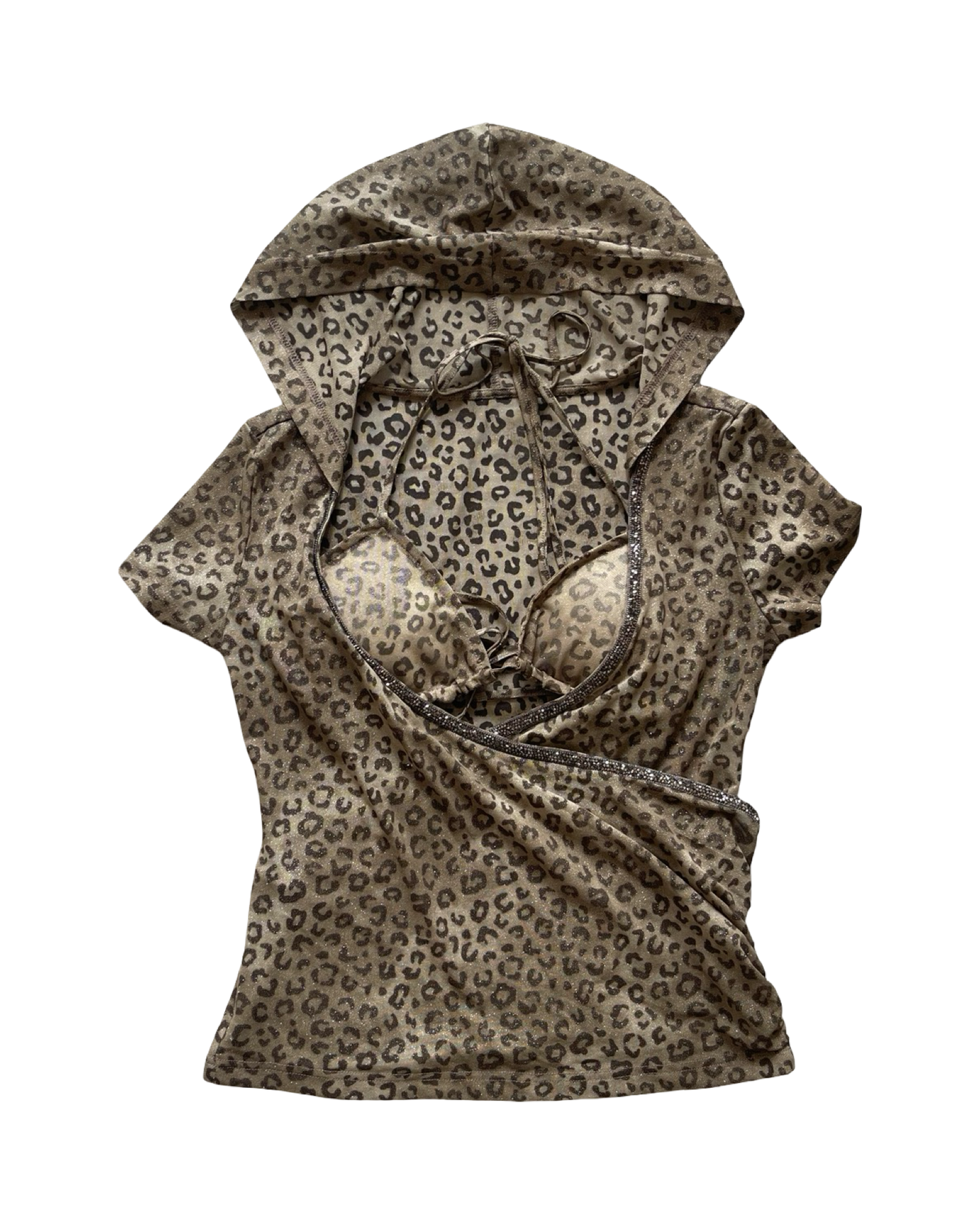 Sheer Leopard Two Piece Set