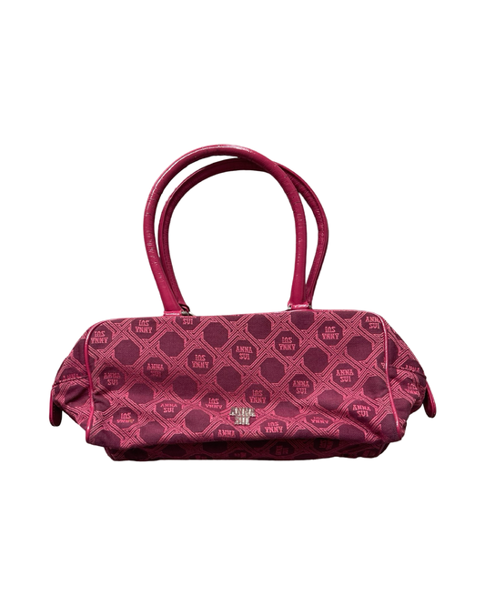 Anna Sui Monogram Shoulder Bag