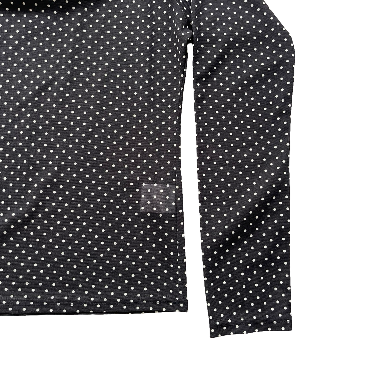 Sheer Polka Dot Long Sleeve