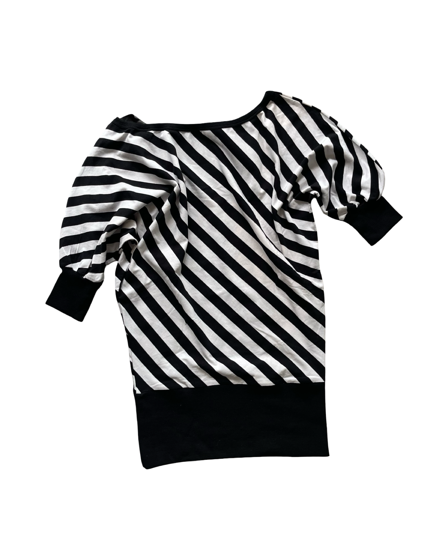 Slouchy Stripe Batwing Top