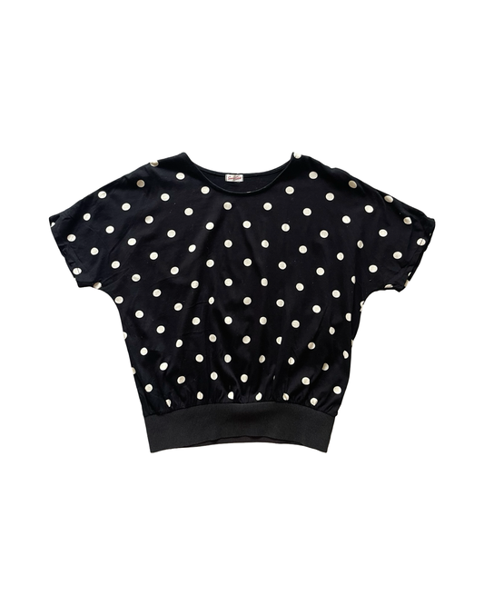Polka Dot Slouchy T-Shirt