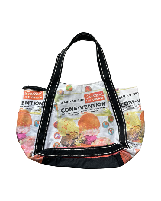 Graphic Ice Cream Tote Bag