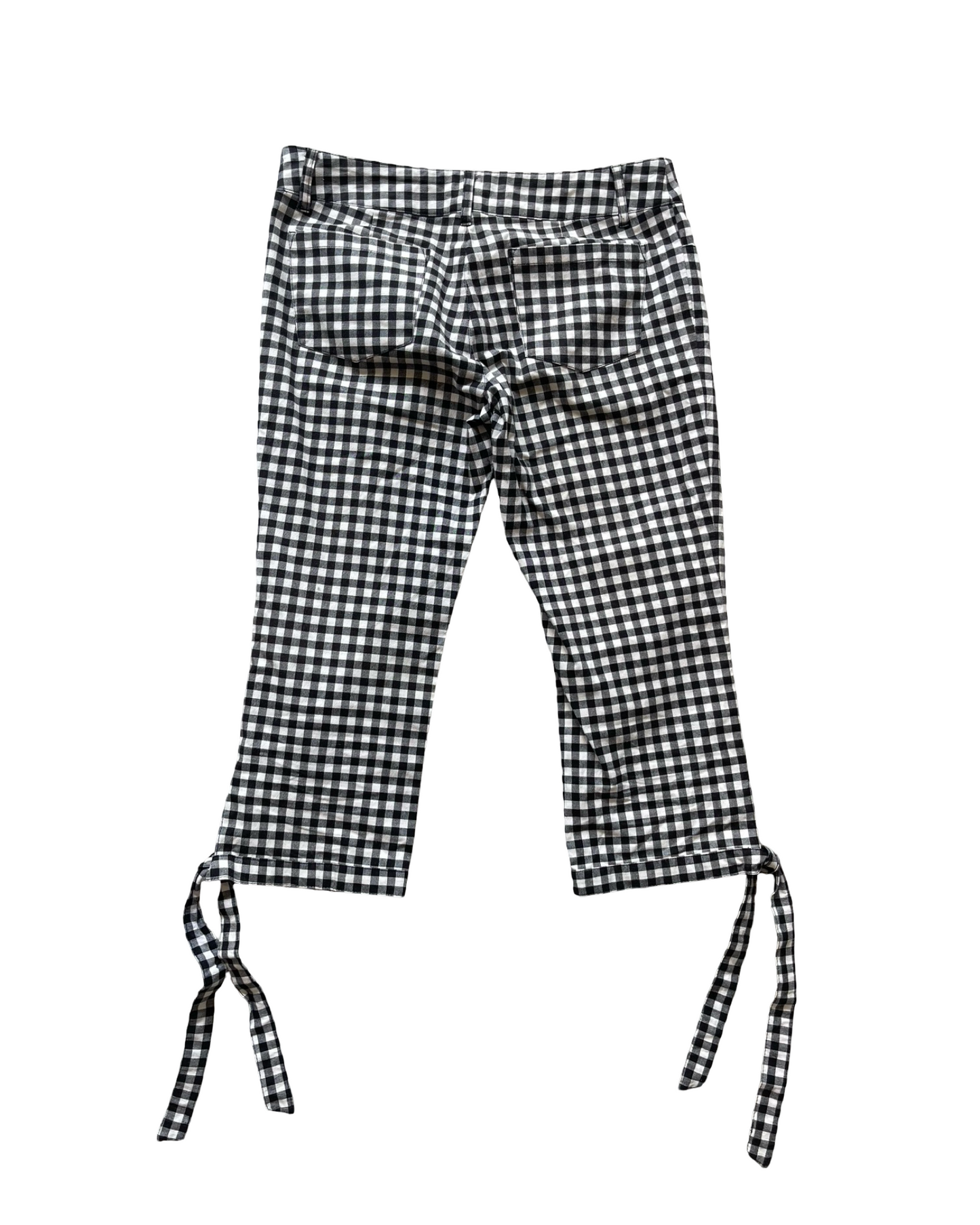 Gingham Capri Trousers