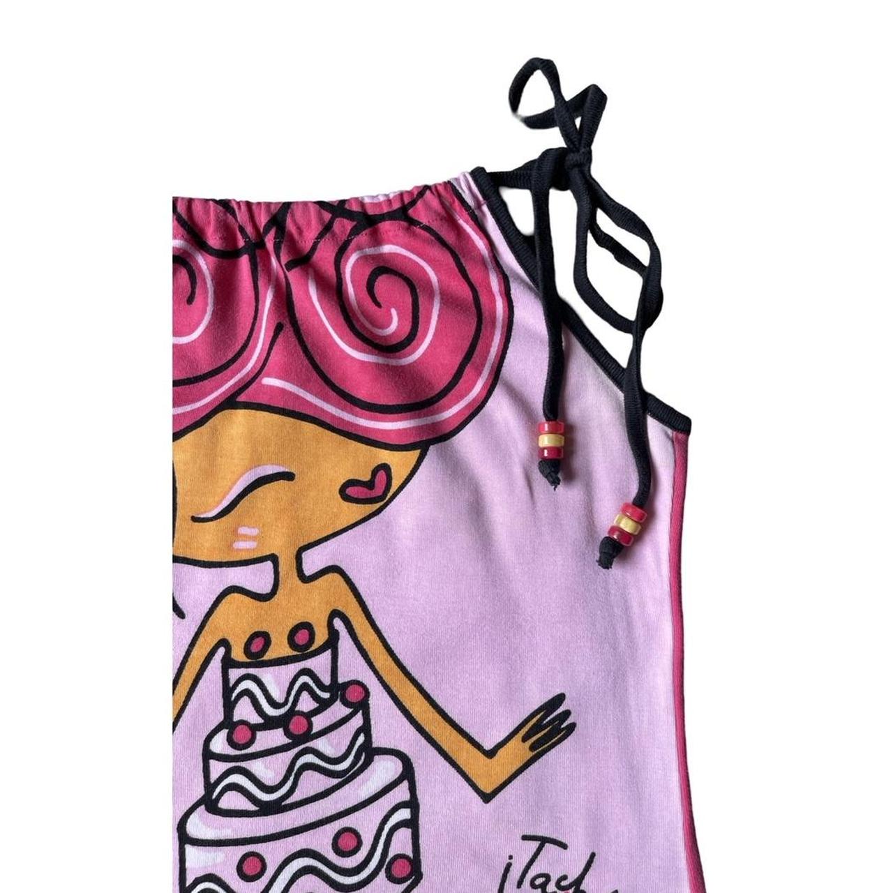 cake girl graphic halter