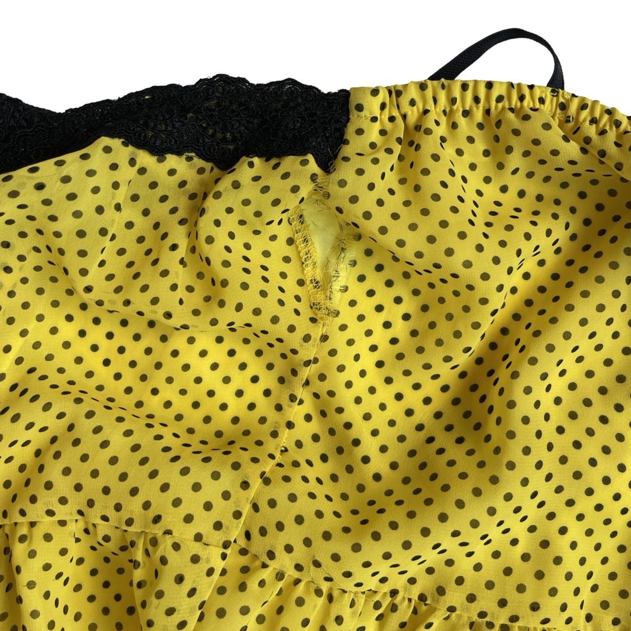 polka dot babydoll dress